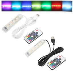 USB Powered Remote Control Colorido Peixe Lâmpada LED, Aquarium Light, Micro Aquarium Light, Acessório Paisagem - Image 4