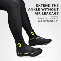 X-TIGER ciclismo esporte sapato capa de inverno bota cobre quente térmico à prova vento overshoes mtb bicicleta equitação sapatos de corrida protetor - Image 4