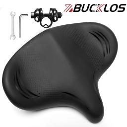 Bucklos ergonômico oversized sela da bicicleta ampliar engrossar longa distância ciclismo sela macia e confortável sela de grandes dimensões - Image 1