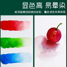 Baohong Aquarela Papel, Professional Water Color Paper, Acuarela Art Supplies, 100% Algodão, 32K 16K 8K 300g, 20 Folhas - Image 5