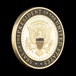 Moeda de Lembrança do Serviço Secreto dos Estados Unidos, Moeda Comemorativa Banhada a Ouro, Coleção Colecionável, Desafio Artístico - Image 6