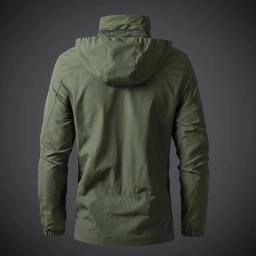 Jaqueta corta-vento masculina casual, à prova de vento, à prova d'água, militar, tática, off-road, trekking, bombardeiro, caça ao ar livre, militar - Image 6