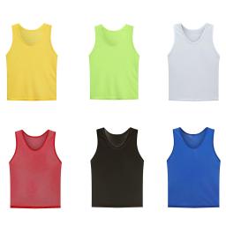 Coletes de treinamento colete camisas scimmage equipe futebol basquete respirável cricket futebol para jovens esportes solto montagem - Image 6