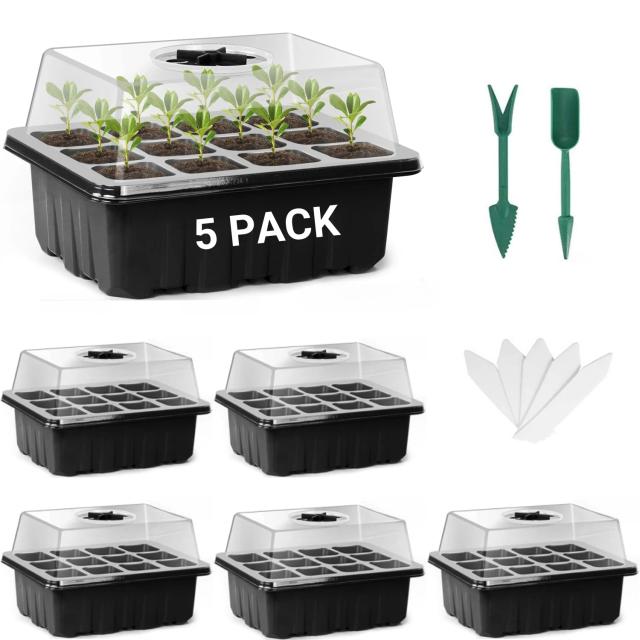 Kit Inicial de Sementes 10 Unidades Mini Estufa para Germinação