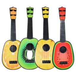 Ukulele de frutas engraçadas para crianças, instrumento musical, brinquedos montessorianos para crianças, escola, jogo, brinquedo educativo, presente - Image 2