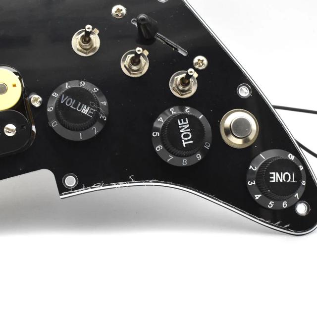 Captador SSH para guitarra elétrica com fiação pré-montada: Single Coil e Humbucker em um único produto