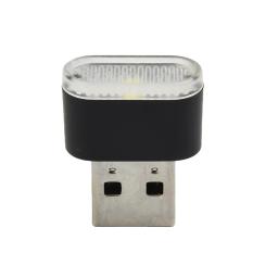 USB LED Mini Car Light, atmosfera de néon, lâmpadas decorativas, lâmpada ambiente brilhante, acessórios interiores do carro - Image 1