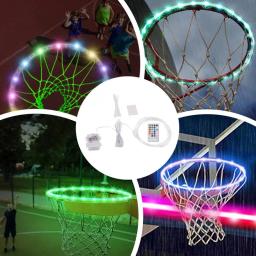 LED Basketball Hoop Light com temporizador, Resistente à água, 4 modos de iluminação, Light Up Rim, Mudança de cores 16, Meninos e meninas - Image 5