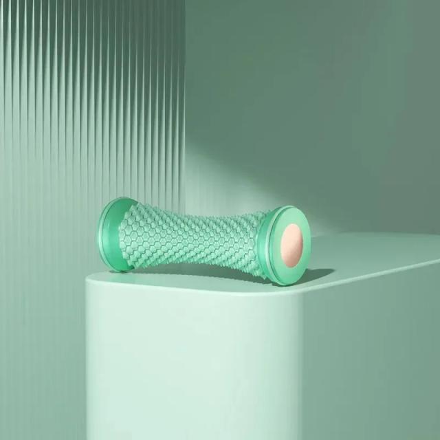 Mini Massageador de Pés Rolo de Massagem Yoga Bola de Massagem Plantar Fáscia Rolo Relaxamento Muscular Cuidados Plástico Manual Massageador de Pés
