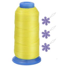 Fio De Couro Encerado para Costura Manual, Kit De Acessórios De Costura, Threader, DIY, Fabricação De Jóias, 1200D, 437Yard, 3Pcs - Image 1