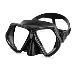 Máscara de snorkel óculos de natação treinamento de mergulho saia tubo silicone temperatura lente de vidro anti-vazamento anti-nevoeiro ampla vista alça ajustável - Image 2
