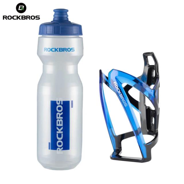 ROCKBROS Garrafa de Água para Ciclismo 750ml com Suporte Integrado