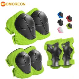 Conjunto de engrenagens protetoras para crianças, joelheiras e cotoveleiras com protetores de pulso, patinação, ciclismo, bicicleta, 3 em 1, 3 em 1 - Image 1