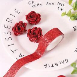 Fita vibratória de 15MM * 5M/rolo |   Adesivo decorativo de alta qualidade para artesanato DIY, embrulho de presente, planejadores e scrapbooking - Image 4