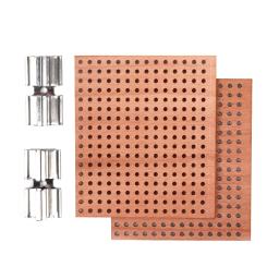 Pavios De Vela De Madeira Natural Com Bases De Metal, Vela Artesanal DIY Fazendo Suprimentos, Parffin De Cera De Soja, Pavios Sem Fumaça, 2-10cm - Image 4