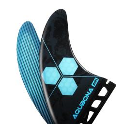 Prancha de Surf Fins Honeycomb Fiberglass Double Single Tabs Fins Twin,Thruster (3 Fins) S M L Size Fin Bag Parafusos - Image 5