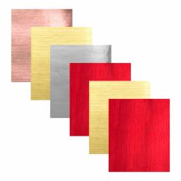 Adesivo permanente metálico artesanato vinil 6 folhas 12 "x 10" pacote de vinil fazendo sinais canecas decoração de casa diy para corte scrapbooking - Image 6
