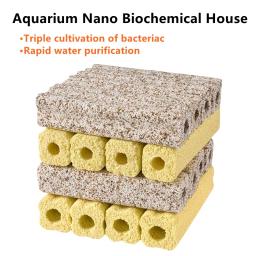 Nano Aquarium Casa Bioquímica, Fish Tank Acessórios, Sistema de Tratamento de Água Raw, nitrificantes bactérias, filtração Medias, 1-5PCs - Image 1