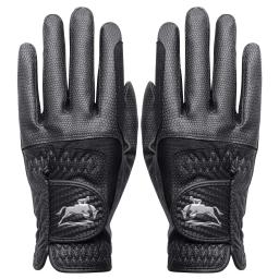 Luvas femininas de couro PU premium para equitação, leves, respiráveis e extensíveis com aderência para tela sensível ao toque para equestre - Image 1