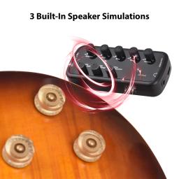 Mini Amplificador de Auscultadores Portátil, Amplificador de Guitarra e Baixo, Plug and Play, 3 Altifalantes Embutidos, Gravação Interna OTG - Image 3