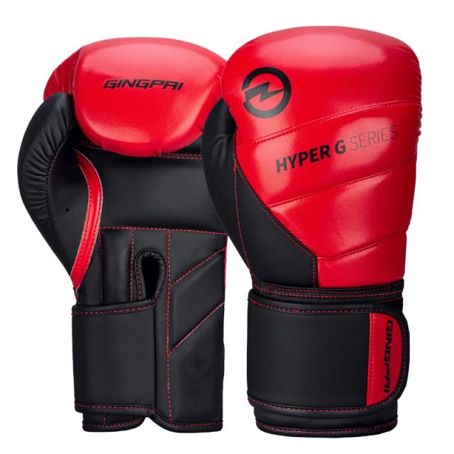 Luvas de Boxe Couro PU Treinamento Sanda Combate Protetoras