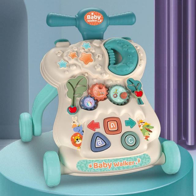 Brinquedo Andador Musical Infantil Atividade Aprendizagem Coordenação 42cm