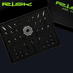 RISK Original Convencional MTB Acessórios Parafuso Conjunto De Válvulas Punho Vertical Freio A Disco Assento Parafuso Do Disco Suporte De Garrafa De água Parafuso - Image 6