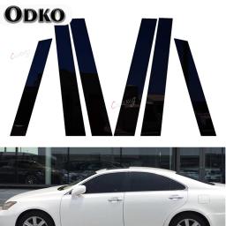 Postes do pilar do carro para Lexus ES, 300h, XV60, AVV60, ES350, GSV40, XV40, ES240, ACV40, Janela Guarnição Adesivos, Acessórios de Decoração, 6pcs - Image 1