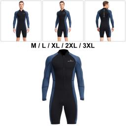 Terno de mergulho baixinho neoprene para homens, Wetsuit 1.5mm, Roupa de banho para esportes aquáticos, Caiaque - Image 5