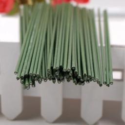 Fio Hola Floral Artesanato, Fio Verde Escuro para Arranjo Florista Flor, DIY Material, Acessórios Artesanais, 2mm, 40cm, 10 PCs, 20 PCs, 30PCs - Image 3