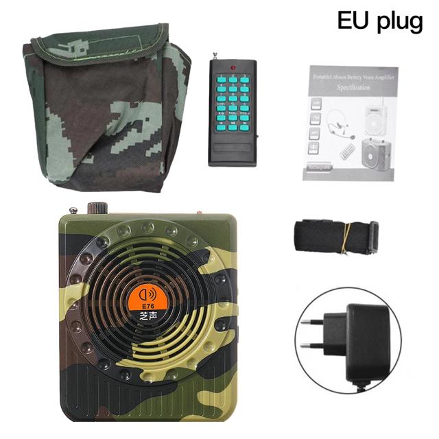 Amplificador de Som Recarregável Universal com Controle Remoto para Aventura ao Ar Livre