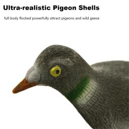 GUGULUZA-Flocado Pigeon Decoy, Armadilha Tiro, chamarizes para caça, pássaro para exterior, acessórios, 1 ou 5pcs - Image 2
