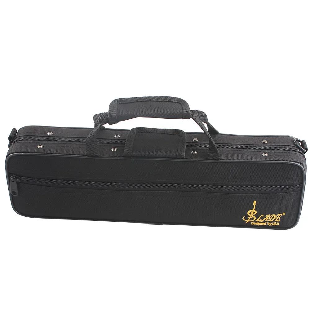 SLADE-Waterproof Oxford Cloth Flute Box, saco de armazenamento portátil, alça destacável, preto - Image 1