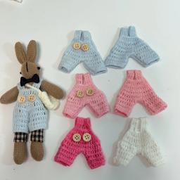 Mini boneca artesanal de lã de crochê artesanal Roupas de lã pequenas Decoração de boneca de tricô DIY Hand Hook Acessórios de vestuário fofos - Image 3