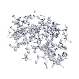 200x mini tranças prendedores de papel metal artesanal branco decorativo para scrapbook artes artesanato cartão que faz projetos diy acessórios - Image 3
