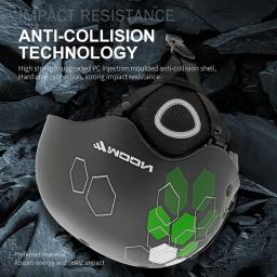 Capacete de esqui lunar para crianças e adultos, ultraleve, esportes radicais, skate, snowboard, snowmobile, motocicleta - Image 4