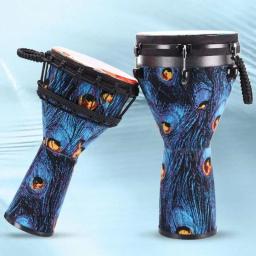 Tambor de música africana para iniciantes, instrumentos musicais profissionais, bateria de percussão, tocar tradicional, pele de PVC, 8 em, 10 em, 12 em - Image 5