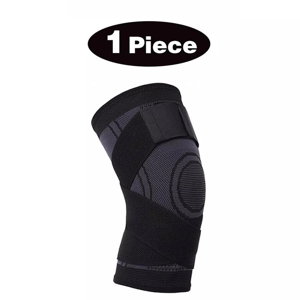 Compressão Joelheiras para Artrite, Joelheiras, Apoio Conjunto, Segurança Esportiva, Voleibol, Ginásio, Esporte Brace Protector, 1Pc - Image 1