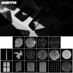 AMBITFUL AL-16 Focalize Snoot Cônico Condensador Óptico Arte Efeitos Especiais Em Forma de Feixe de Luz Cilindro com Forma e Gel de Cor - Image 4