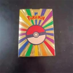 Pokemon Metal Gold and Silver Vmax GX Cards, Caixa de Cartões, Mewtwo Pikachu, Coleção Rara, Treinador de Batalha, Brinde Brinquedos Infantis, 2022 - Image 4