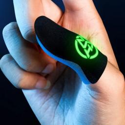 Dedo Dedales Gamer Capa para Jogos Móveis, Sweatproof Manga, Touch-Screen Fingertips, Acessório Do Jogo, 1 Par - Image 3