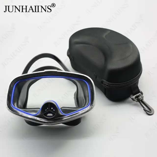 Máscara de Mergulho Profissional para Adultos com Óculos Anti-Fog e Snorkel Integrado para Equipamento de Snorkeling