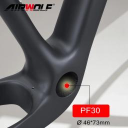 2023 airwolf quadro de carbono mtb 29 mountain bike hardtail quadros 148*12mm através do eixo impulso 29er * 2.45 Polegada mtb bicicleta quadro - Image 5