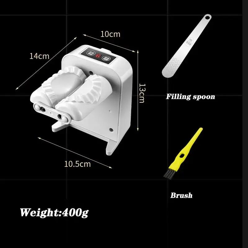 Dumpling elétrico automático, Home Dumpling Machine, Molde de prototipagem rápida automática de cozinha com colher e escova - Image 1