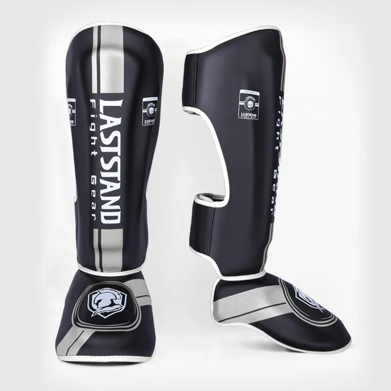 Aststand mma boxe caneleiras tornozelo apoio adulto das mulheres dos homens equipamentos kickboxing karate protetores sanda muay thai legging - Image 1