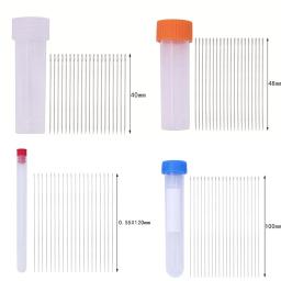 20 pçs/lote 32/40/48/55mm talão agulhas de costura Agulhas para contas bordado Ferramenta DIY liga needlewor - Image 1