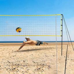 Rede de voleibol com corrente de altura, 2,5 m/8,2ft - Image 4
