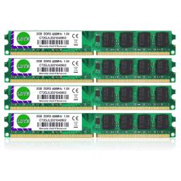 Memória RAM DDR2 2GB 4GB para Desktop, 667 800Mhz PC2 5300 6400 1.8V 240Pin, DIMM para Computador, Não-ECC, totalmente compatível. - Image 1