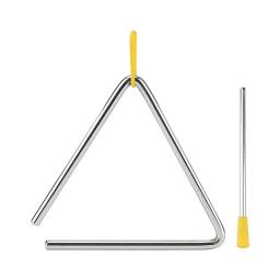 Instrumento triangular feito à mão, braçadeiras de metal, ferramenta de iluminação musical com pino de disparo para jantar, sino, música em sala de aula - Image 1