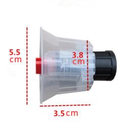 Bico De Espuma De Lavagem De Carro, Bicos De Pulverização De Ventilador De Pára-brisas, Rosca Interna, 16mm, Bico De Pistola De Água De Lavagem De Carro - Image 2